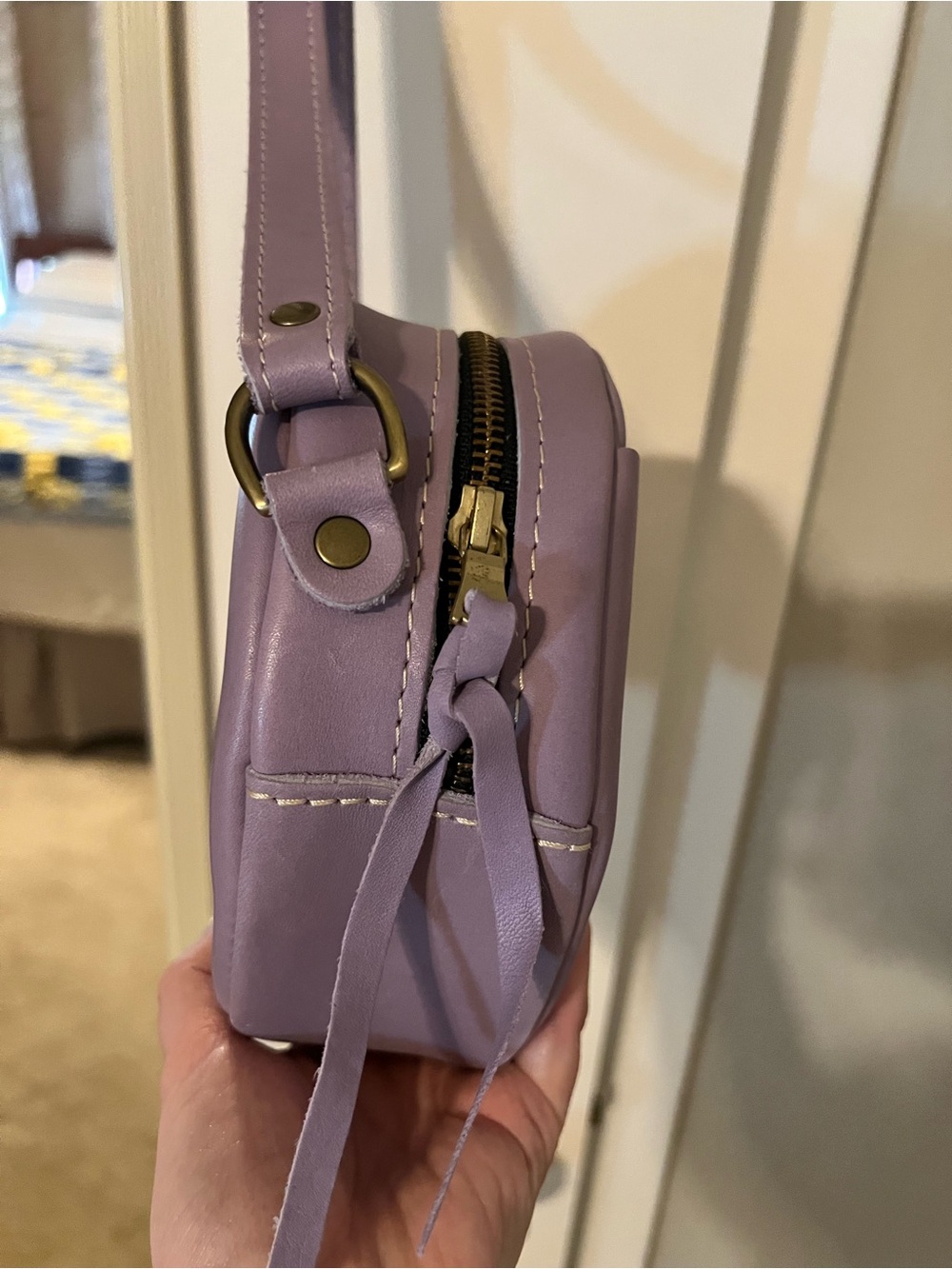 Lilac Round Crossbody Bag - Women - Picture 4 of 7